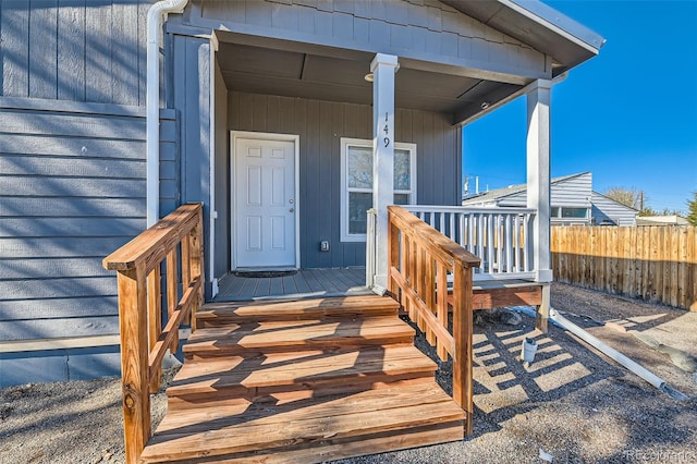 view of property entrance