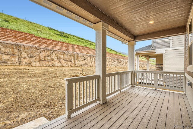 7357 S Yank Ct, Littleton, CO 80127 - view of wooden deck