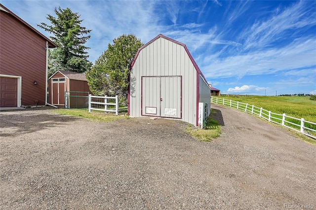 35675 Cheyenne Trl, Elizabeth, CO 80107 - view of barn with a storage unit