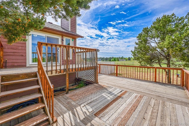 35675 Cheyenne Trl, Elizabeth, CO 80107 - wooden deck featuring stairs