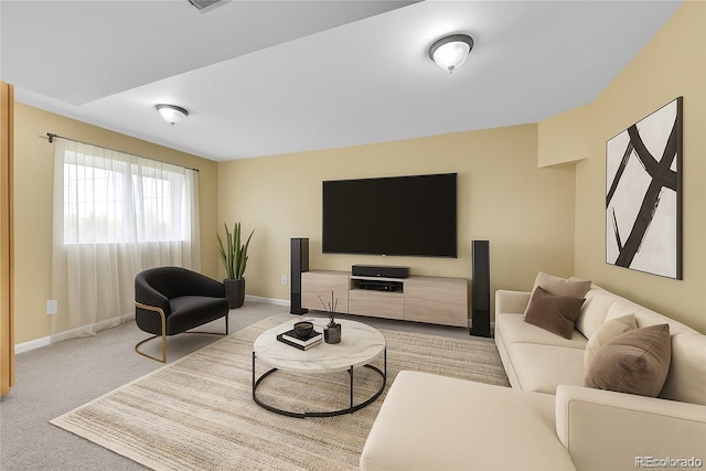 35675 Cheyenne Trl, Elizabeth, CO 80107 - living room with light carpet and baseboards