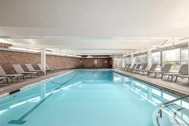 view of indoor community pool