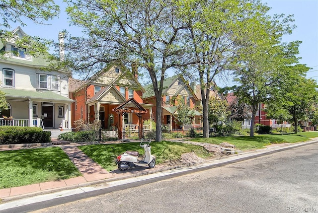 view of victorian home