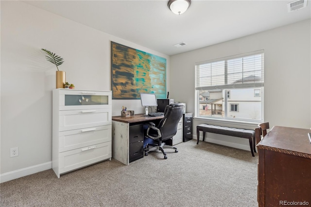 6616 Amur Ln, Castle Rock, CO 80108 - carpeted home office with baseboards