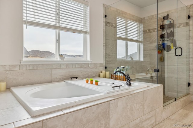 6616 Amur Ln, Castle Rock, CO 80108 - full bathroom with a shower stall and a bath