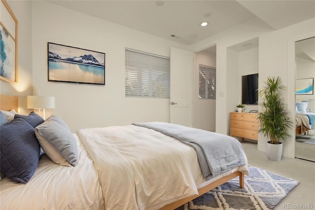 bedroom featuring carpet flooring