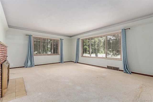 10841 Montview Blvd, Aurora, CO 80010 - unfurnished living room featuring carpet floors and baseboards
