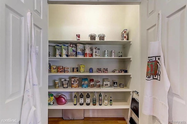 view of pantry