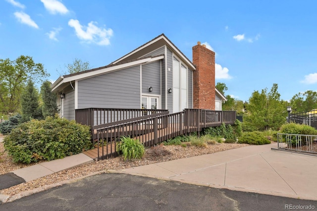 7882 S Valentia Way, Centennial, CO 80112 - view of home's exterior featuring a deck