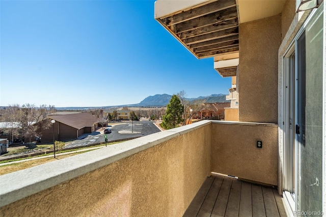 1447 Madison Ridge Hts, Colorado Springs, CO 80904 - balcony with a mountain view