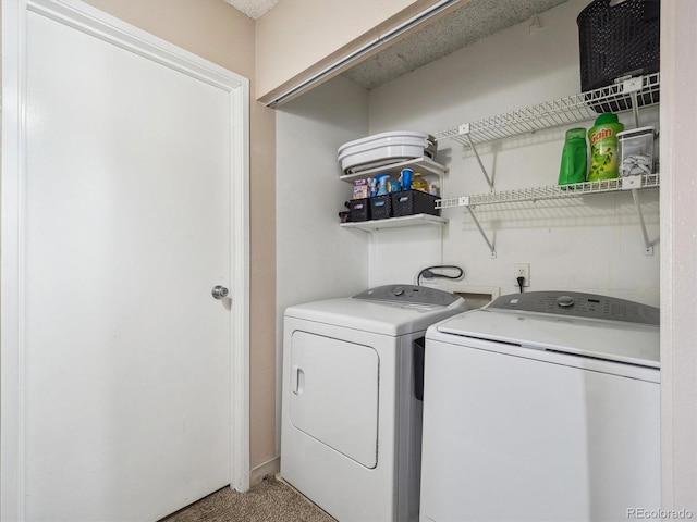 381 S Ames St Unit G101, Lakewood, CO 80226 - washroom featuring washer and dryer and carpet flooring