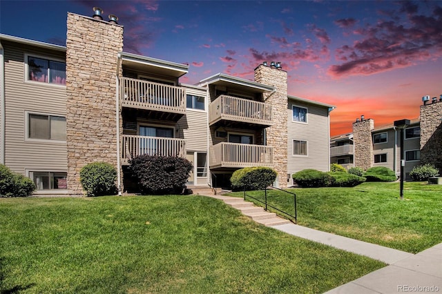 381 S Ames St Unit G101, Lakewood, CO 80226 - view of property at dusk