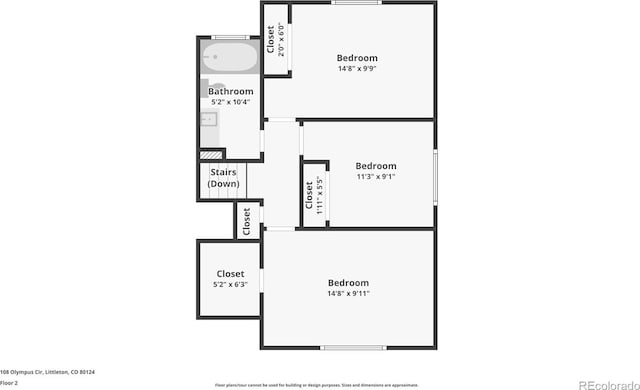 108 Olympus Cir, Lone Tree, CO 80124 - view of room layout