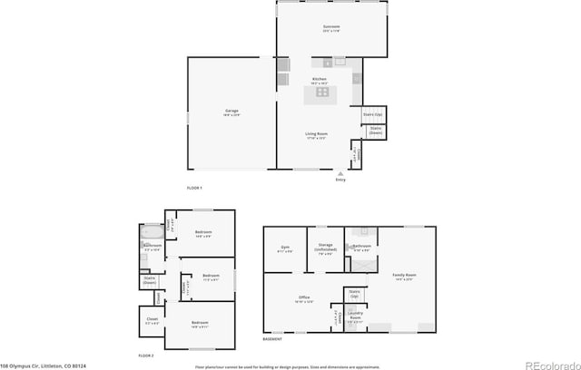 108 Olympus Cir, Lone Tree, CO 80124 - view of room layout