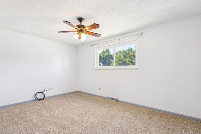 108 Olympus Cir, Lone Tree, CO 80124 - carpeted spare room with ceiling fan and a textured ceiling