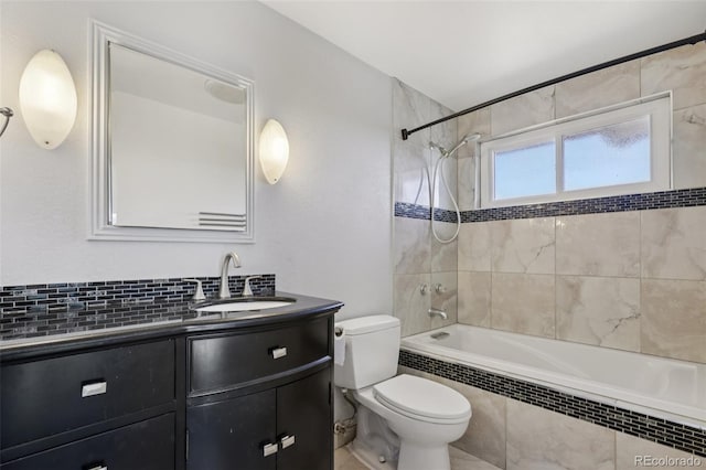 108 Olympus Cir, Lone Tree, CO 80124 - bathroom with tiled shower / bath combo and vanity