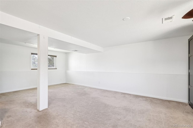 108 Olympus Cir, Lone Tree, CO 80124 - below grade area featuring light carpet