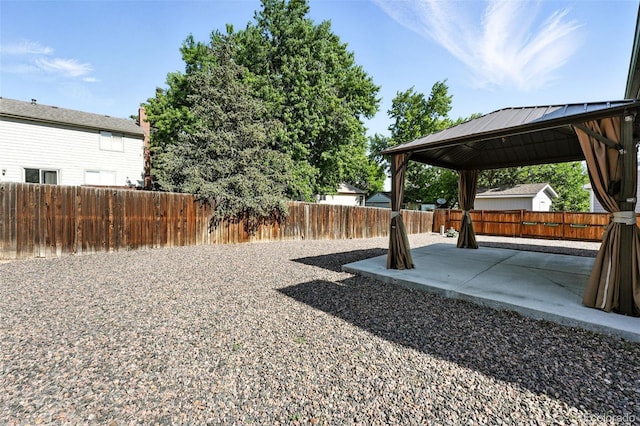 5317 S Truckee Ct, Centennial, CO 80015 - fenced backyard featuring a gazebo and a patio