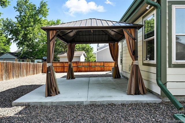 5317 S Truckee Ct, Centennial, CO 80015 - fenced backyard featuring a patio and a gazebo