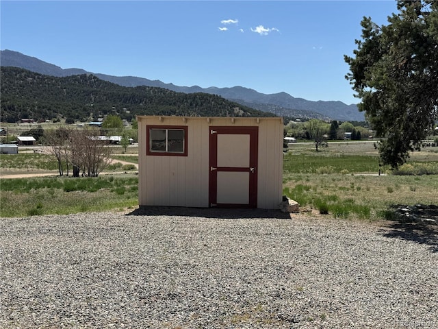 163 Holiday Hills Blvd, Howard, CO 81233 - view of shed with a mountain view