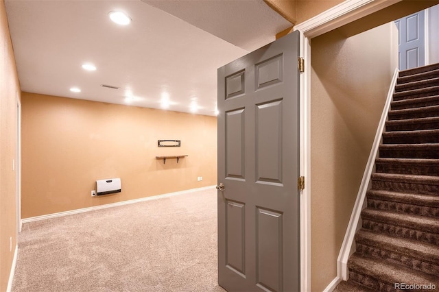 9025 W 79th Way Unit D, Arvada, CO 80005 - staircase featuring carpet floors and recessed lighting