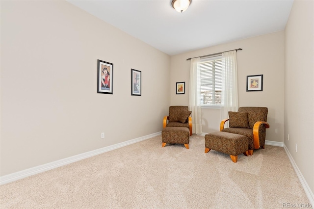 6520 S Newcastle Way, Aurora, CO 80016 - living area featuring carpet floors and baseboards