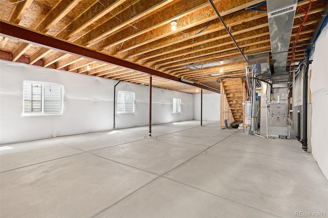 6520 S Newcastle Way, Aurora, CO 80016 - below grade area featuring stairs