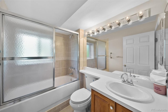 16563 E Kansas Pl, Aurora, CO 80017 - full bathroom featuring vanity and shower / bath combination with glass door