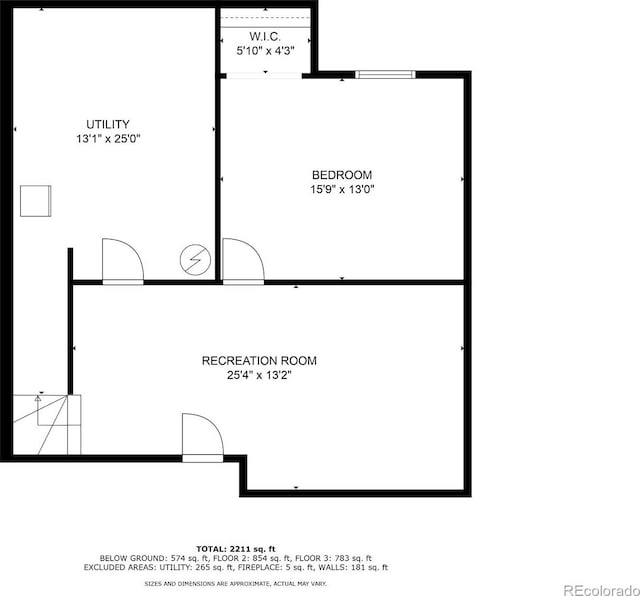 4390 S Sheridan Blvd, Littleton, CO 80123 - view of home floor plan