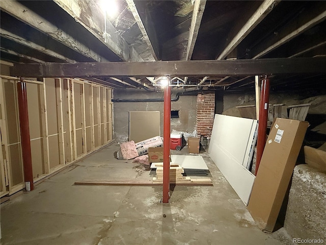 183 E Ave, Limon, CO 80828 - view of unfinished basement