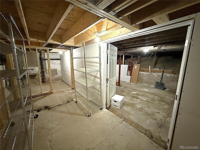 183 E Ave, Limon, CO 80828 - view of unfinished basement