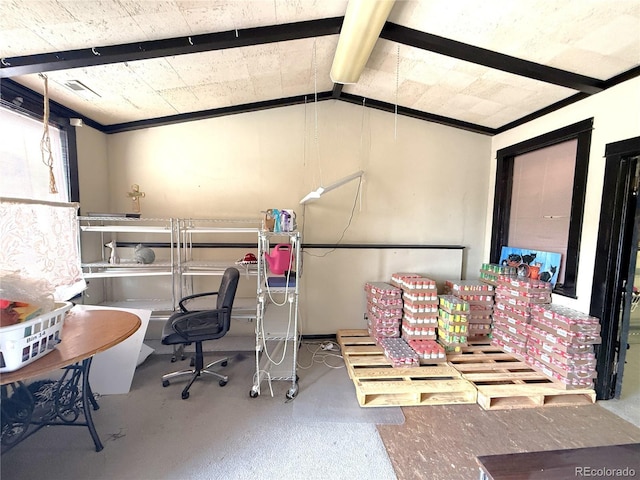 183 E Ave, Limon, CO 80828 - interior space with vaulted ceiling