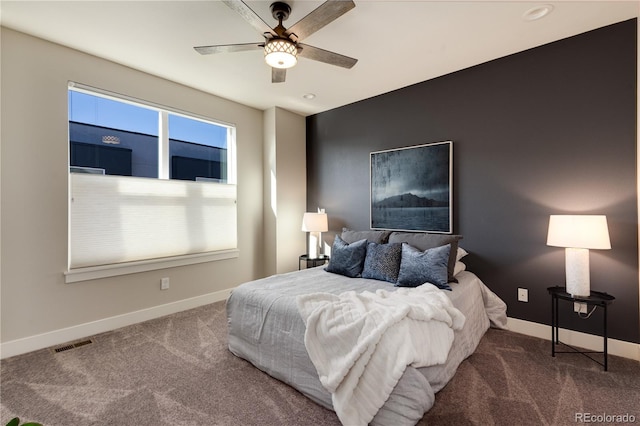 7861 W 51st Ave Unit B, Arvada, CO 80002 - bedroom featuring carpet and a ceiling fan