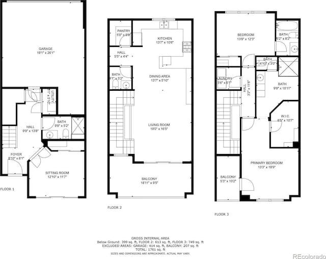 7861 W 51st Ave Unit B, Arvada, CO 80002 - view of room layout