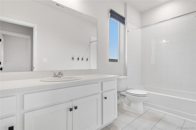 8028 Williams Fork Ave, Littleton, CO 80125 - full bath with vanity, tile patterned flooring, and shower / tub combination