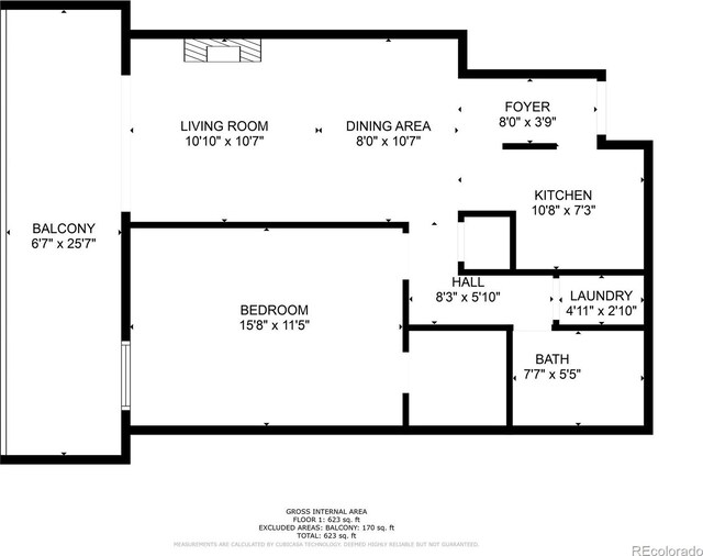 1265 Race St Unit 203, Denver, CO 80206 - property floor plan