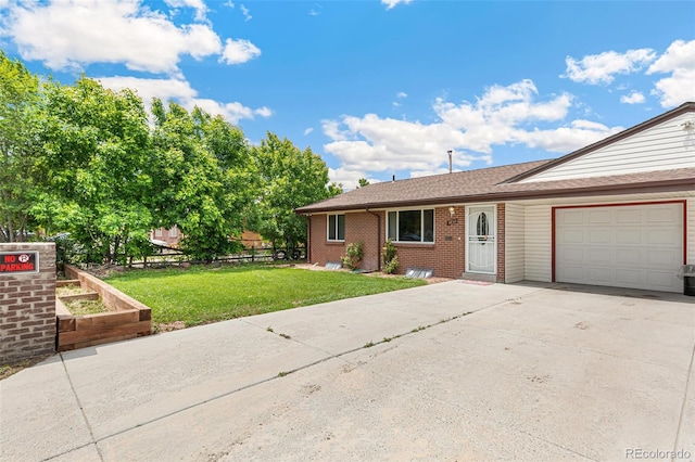 5645 W 5th Ave Unit 5645 & 5655, Lakewood, CO 80226 - single story home featuring an attached garage, concrete driveway, brick siding, and a shingled roof