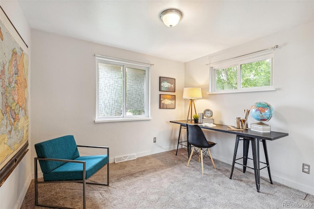 5645 W 5th Ave Unit 5645 & 5655, Lakewood, CO 80226 - office area featuring carpet and baseboards