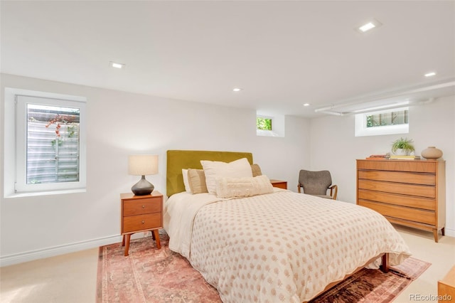 1226 Dexter St, Denver, CO 80220 - bedroom featuring multiple windows, baseboards, and recessed lighting