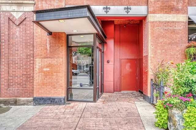 1745 Wazee St Unit 2B, Denver, CO 80202 - view of exterior entry with brick siding