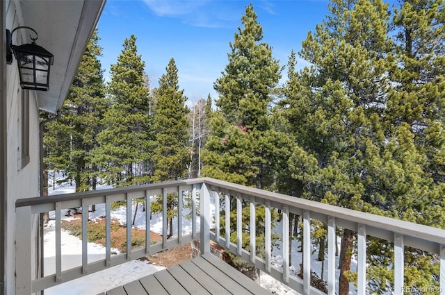 view of deck