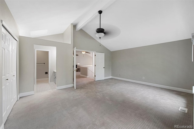 11245 San Joaquin Rdg, Littleton, CO 80127 - unfurnished bedroom with light carpet, a closet, baseboards, and ceiling fan