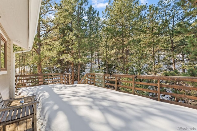 view of patio / terrace featuring a deck