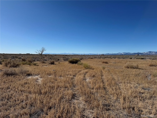 view of landscape featuring a rural view