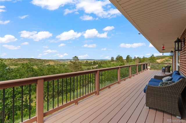 1380 Oak Valley Rd, Sedalia, CO 80135 - view of deck