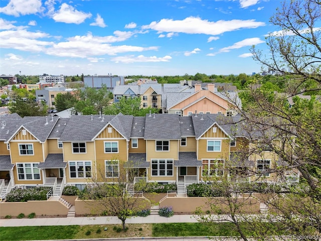 3712 Wolff St, Denver, CO 80212 - rear view of house with a residential view and roof with shingles