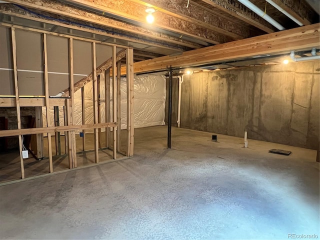 522 Foxtail Pl, Wiggins, CO 80654 - view of unfinished below grade area