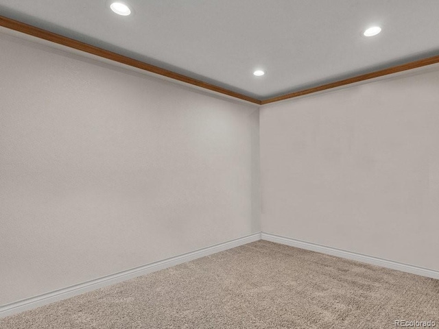 empty room featuring carpet floors