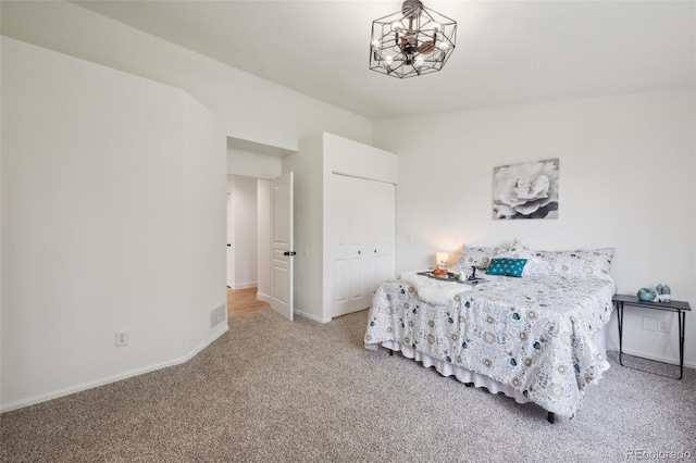 4530 Star Ridge Dr, Colorado Springs, CO 80916 - bedroom featuring carpet, baseboards, and a closet