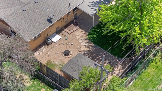 view of subject property